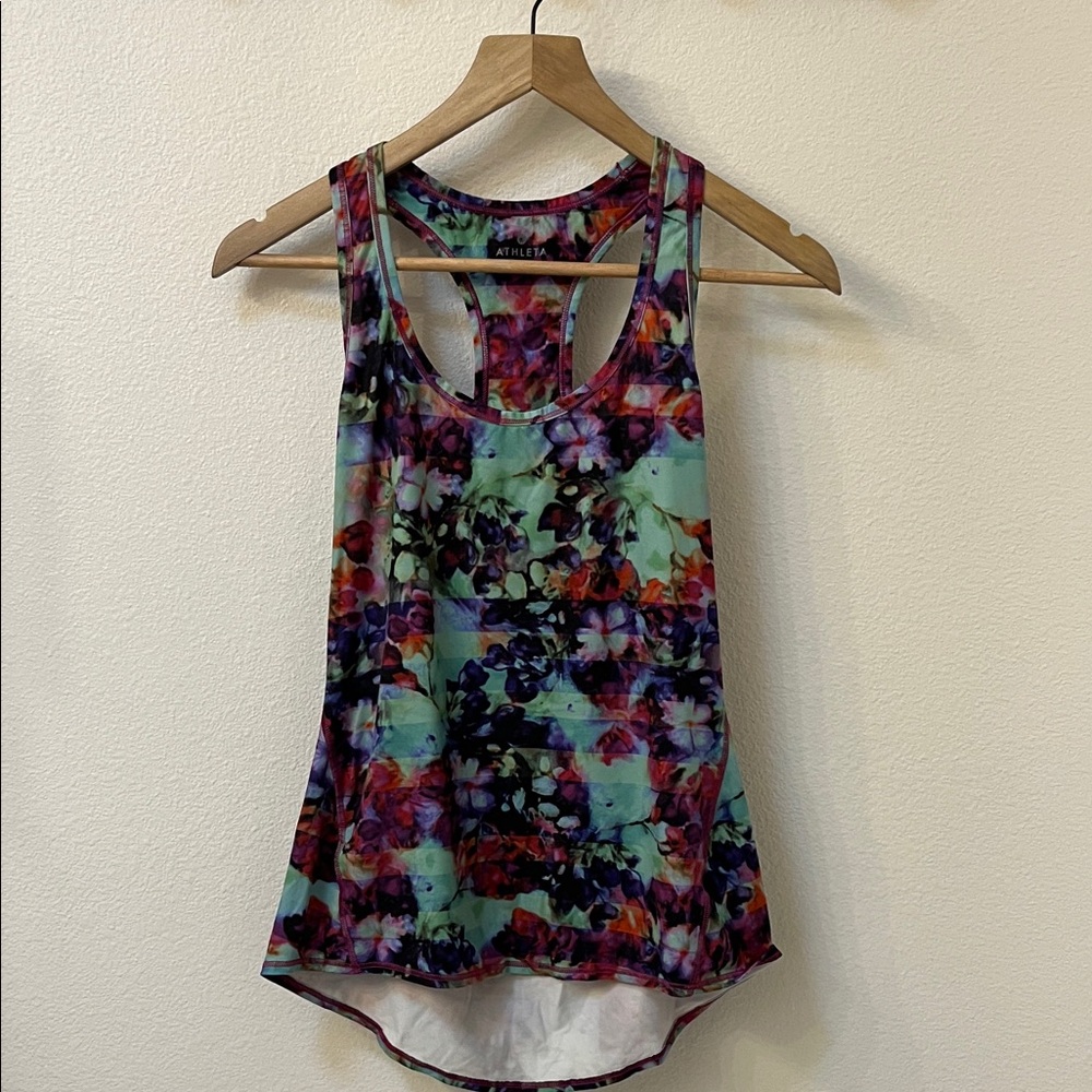 Athleta Floral Tank Top - Multicolor